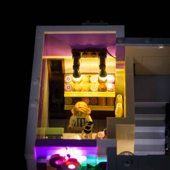 LED-Beleuchtungs-Set für LEGO® Police Station / Polizeigebäude #10278